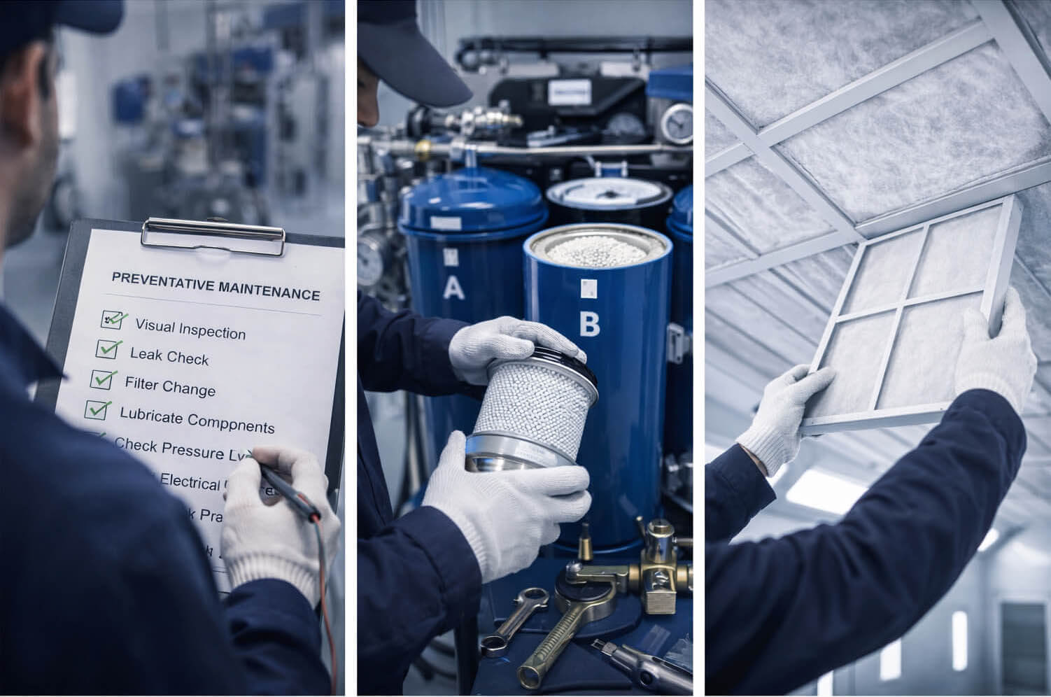 Industrial filtration and replacement product supply